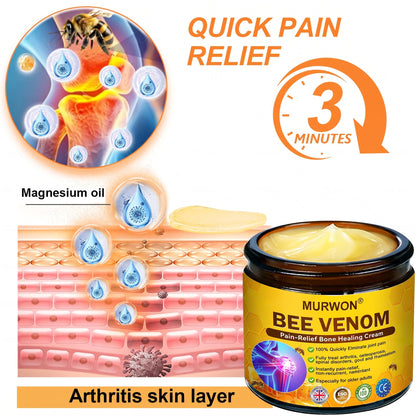 30% OFF 🎁🎁 | 𝐌𝐔𝐑𝐖𝐎𝐍® Bee Venom Balm for Pain Relief & Bone Healing ✨