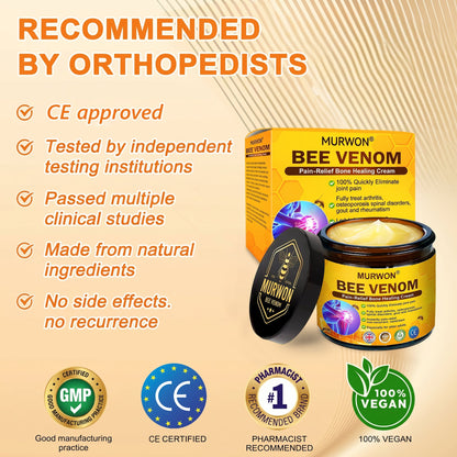30% OFF 🎁🎁 | 𝐌𝐔𝐑𝐖𝐎𝐍® Bee Venom Balm for Pain Relief & Bone Healing ✨
