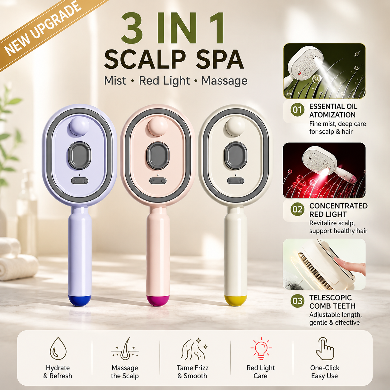 🔥Day Sale 50% OFF🔥PKNEW® 5-in-1 SilkGlide Styler
