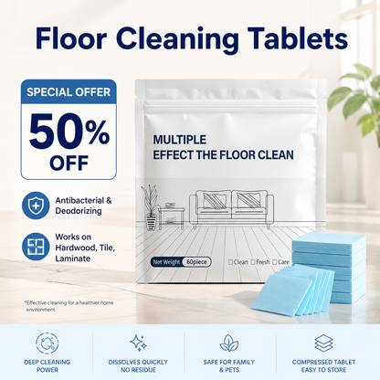 𝐏𝐊𝗡𝑬𝓦® Floor Cleaning Tablets Multi-Surface Cleaner for Hardwood Laminate Tile & RV Walls Antibacterial Deodorization Maintenance👑