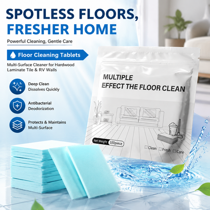 𝐏𝐊𝗡𝑬𝓦® Floor Cleaning Tablets Multi-Surface Cleaner for Hardwood Laminate Tile & RV Walls Antibacterial Deodorization Maintenance👑
