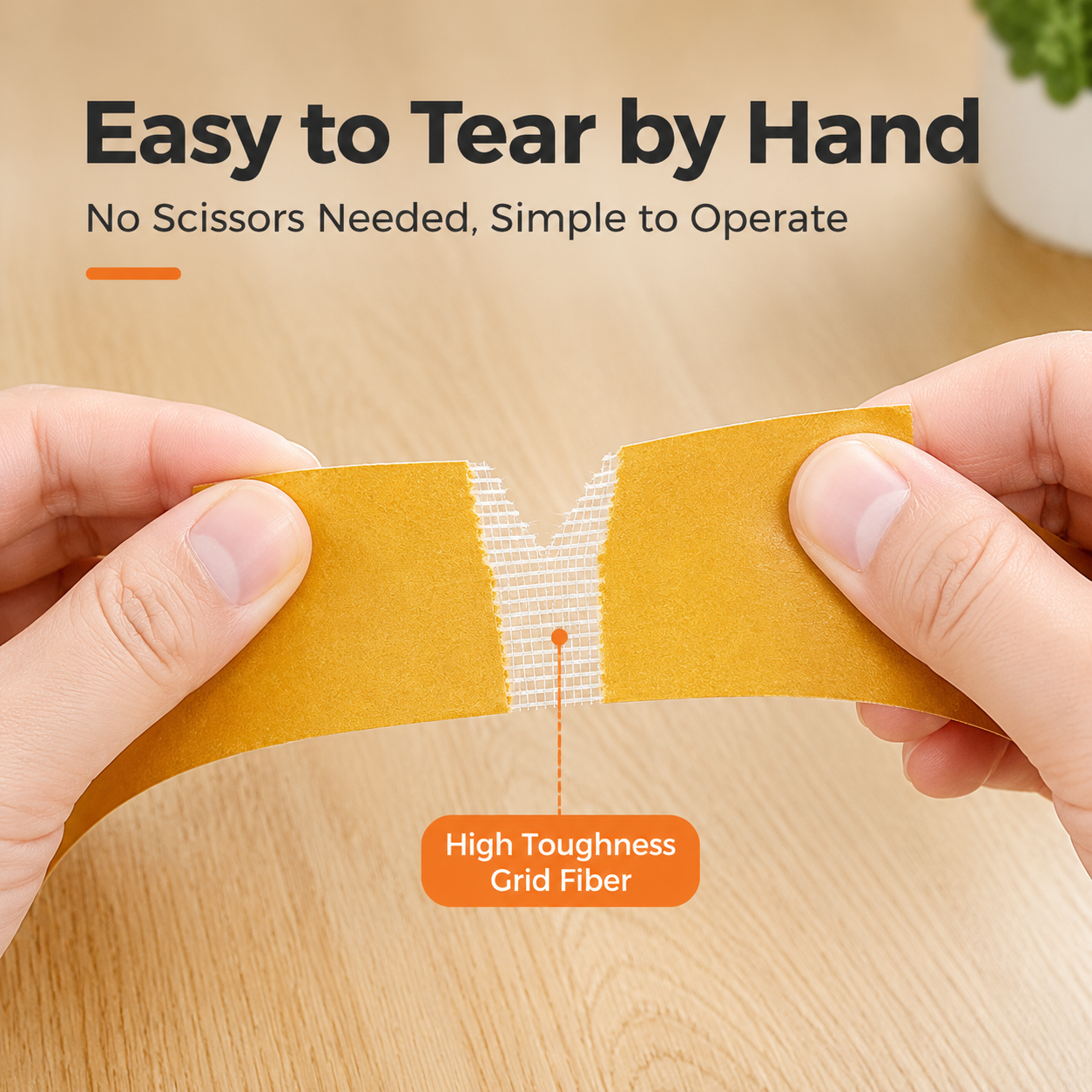 𝐏𝐊𝗡𝑬𝓦® Heavy-Duty Double Sided Tape, StrongAdhesive, Waterproof & Removable, No Residue, Idealfor Carpet, Wallpaper, Balloons & Home Use👑