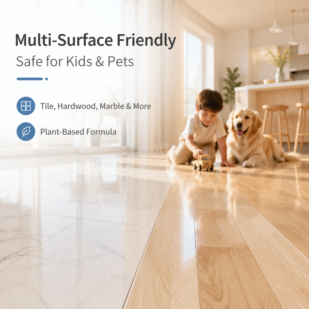 𝐏𝐊𝗡𝑬𝓦® Floor Cleaning Tablets Multi-Surface Cleaner for Hardwood Laminate Tile & RV Walls Antibacterial Deodorization Maintenance👑