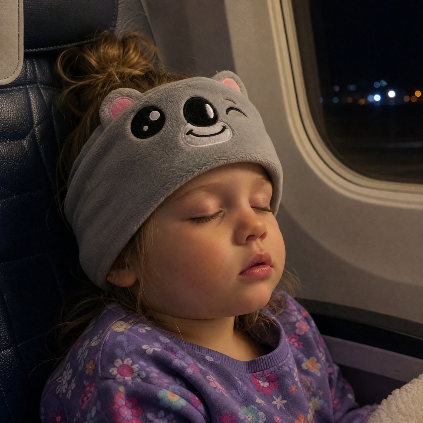 𝑩𝑳𝑼𝑬𝙎𝙃𝑶𝑻® 💕 Soft Bluetooth Sleep Headband For Kids, Toddlers & Adults Long Flights. Quiet Kids. Stress-Free Travel