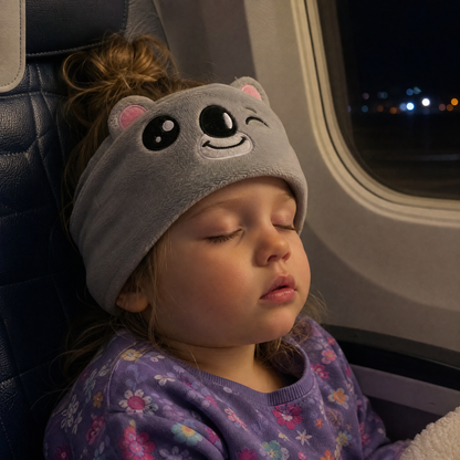 𝑩𝑳𝑼𝑬𝙎𝙃𝑶𝑻® 💕 Soft Bluetooth Sleep Headband For Kids, Toddlers & Adults Long Flights. Quiet Kids. Stress-Free Travel