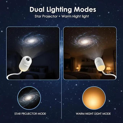 PKNEW® 🌟 360° Galaxy & Ocean Wave Ambient Projector