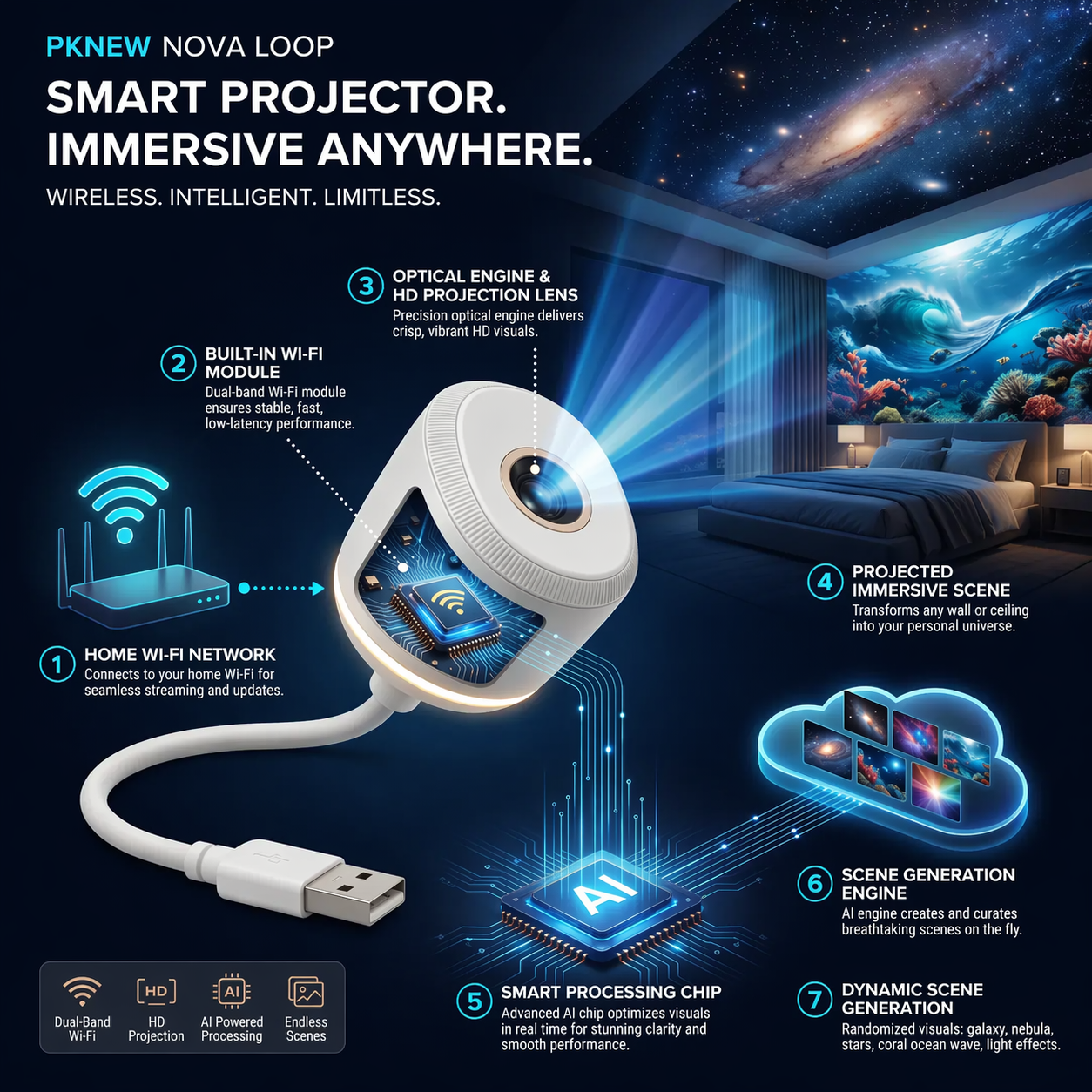 Cozy Nights PKNEW NEXT GEN SMART PROJECTION HD Smart Dynamic 5D cozy-nights-pknew-next-gen-smart-projection-hd-smart-dynamic-5d