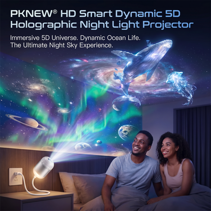PKNEW® 🌟 360° Galaxy & Ocean Wave Ambient Projector