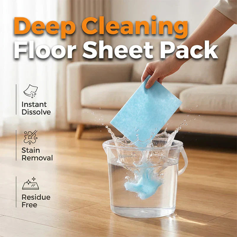 𝐏𝐊𝐍𝐄𝐖®🔥Water-Soluble Floor Cleaning Sheets