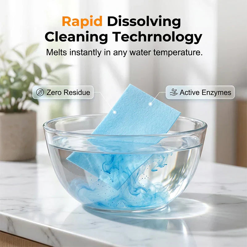 𝐏𝐊𝐍𝐄𝐖®🔥Water-Soluble Floor Cleaning Sheets